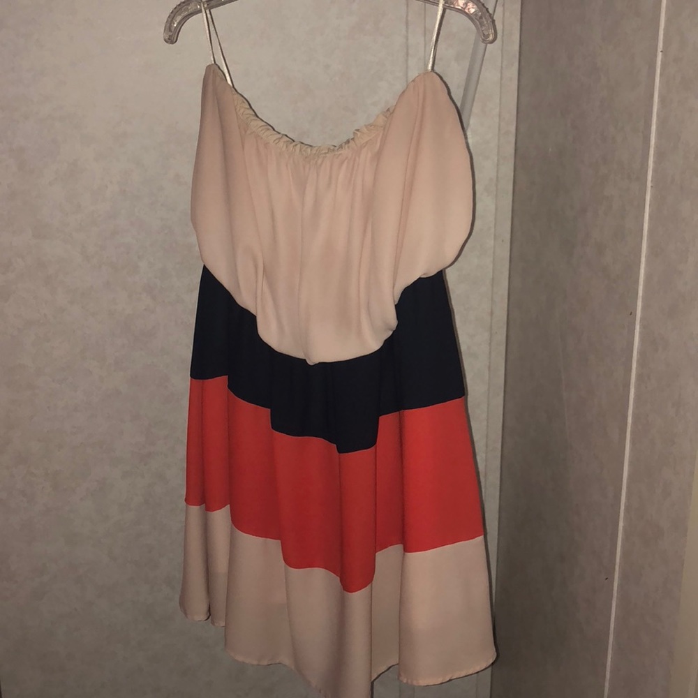 Strapless dress